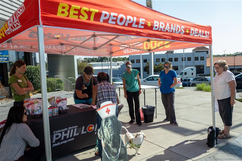 Phil Long Ford previously assisted with wildfire response in nearby Colorado Springs in 2013. It donated money and water, and most significantly, kept their service department open 24/7 to repair and maintain first responder vehicles.